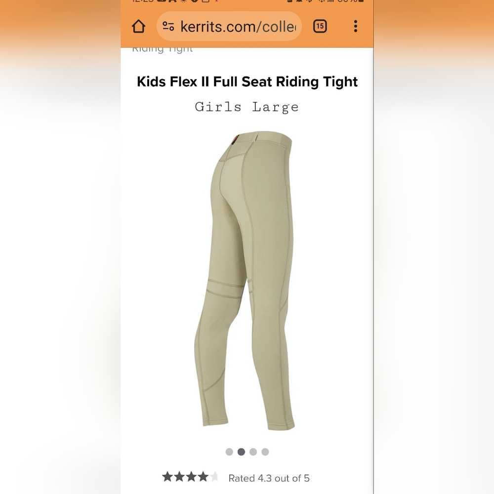Kerrits Flex II Full Seat Riding Breeches
